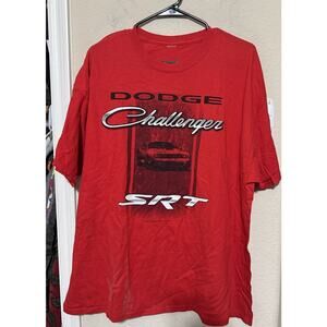 Dodge Challenger SRT Shirt Red tshirt Muscle Car Retro Racing Mens XL